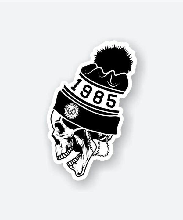 Skull Of 1985 Sticker Skull Of 1985 Sticker