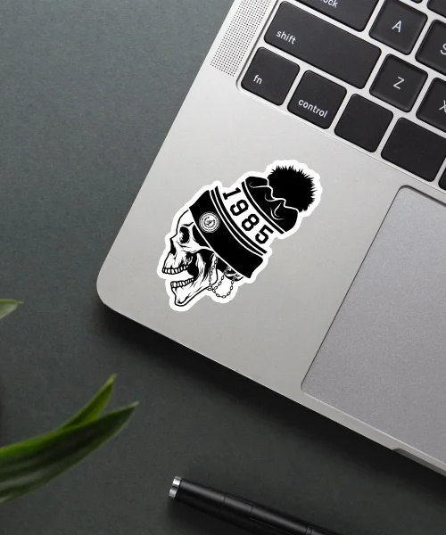 Skull Of 1985 Sticker Skull Of 1985 Sticker