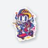 Skull Skater Sticker