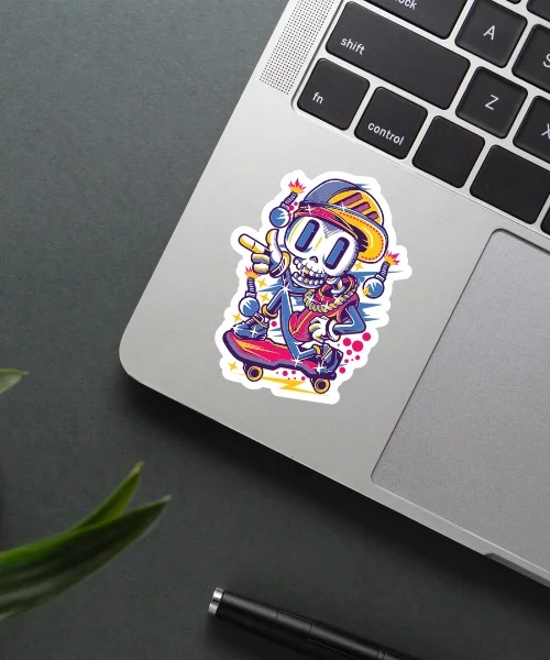 Skull Skater Sticker Skull Skater Sticker