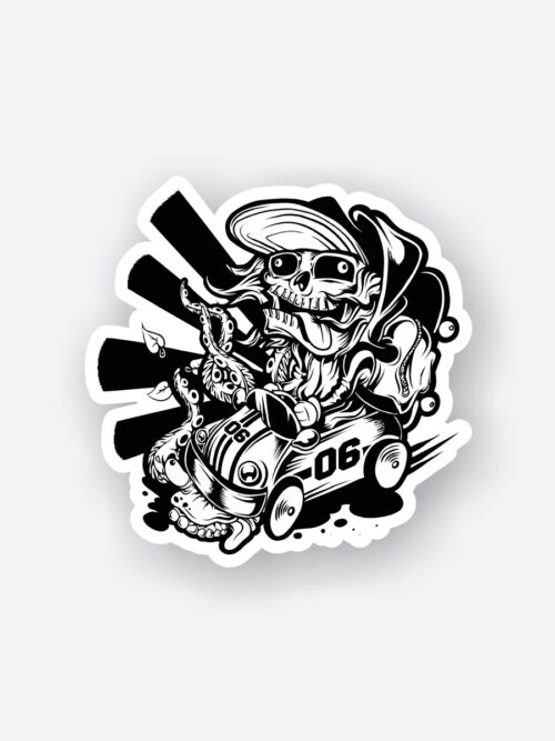Skullful Driver Sticker