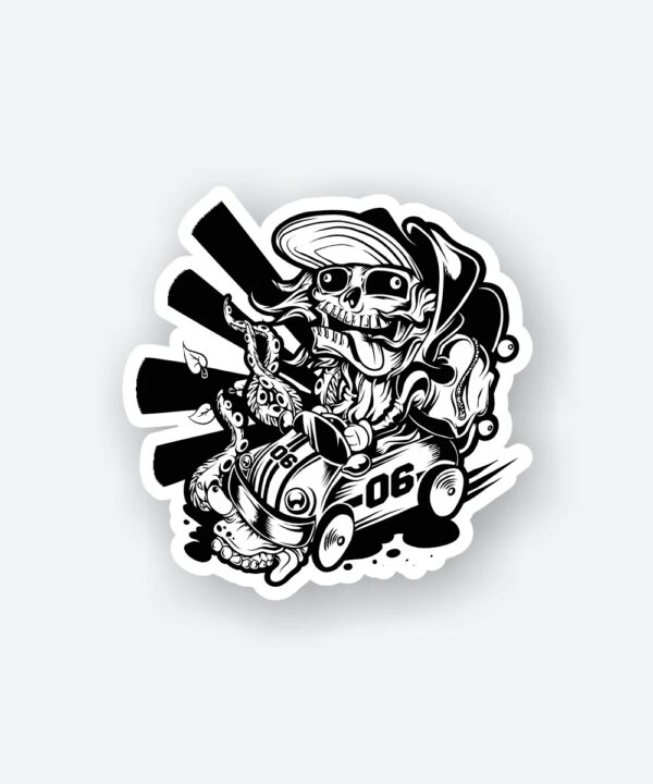 Skullful Driver Sticker Skullful Driver Sticker