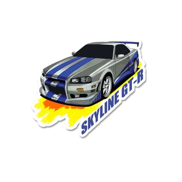 Skyline Gt R Sticker