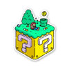 Sleeping Super Mario Sticker