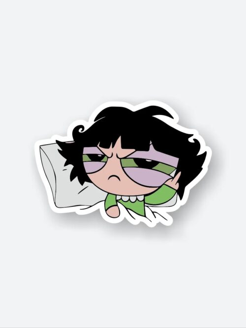 Sleepy Buttercup Sticker