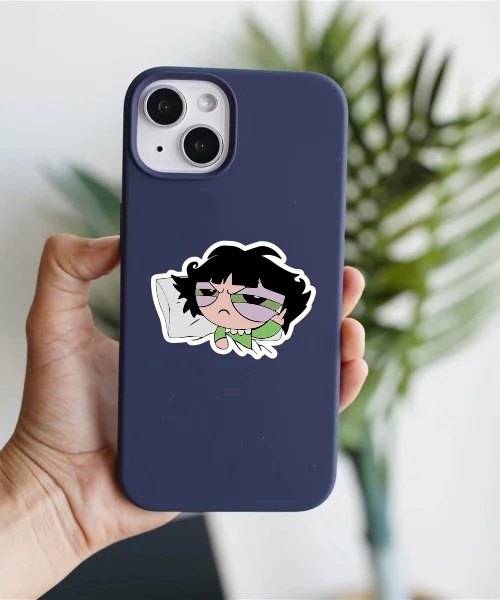 Sleepy Buttercup Sticker