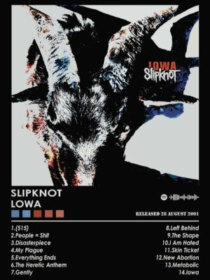 Slipknot Lowa Music Poster