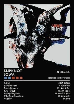 Slipknot Lowa Music Poster