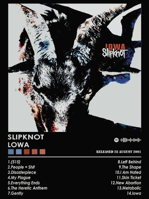 Slipknot Lowa Music Poster