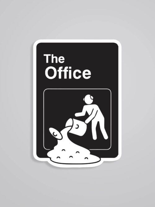 Slippery Situations At Dunder Mifflin TV Shows Stickers