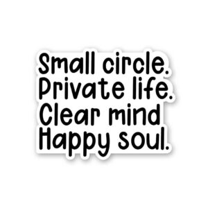 Small Circle Private Life Sticker Small Circle Private Life Sticker