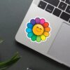 Smiling Flower Sticker