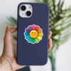 Smiling Flower Sticker