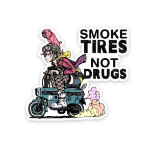 Smoke Tires Sticker Smoke Tires Sticker