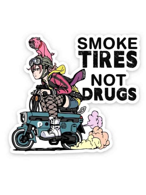 Smoke Tires Sticker