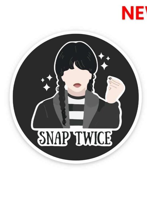 Snap Twice Sticker