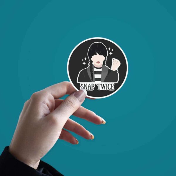 Snap Twice Sticker