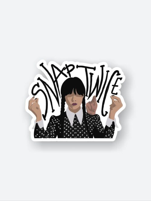 Snap Twice Wednesday Sticker