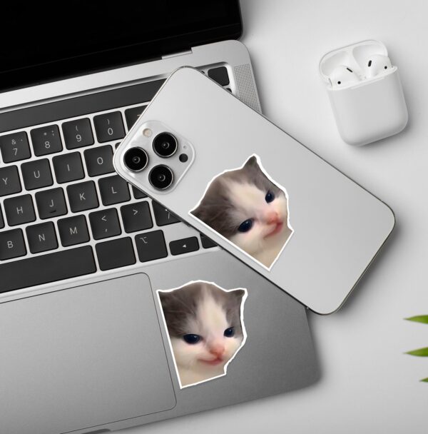 Snarky Kitty Laptop Mobile Stickers Snarky Kitty Laptop Mobile Stickers