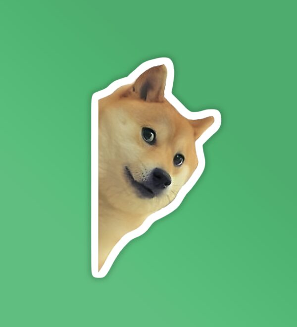 Sneaky Doggo Laptop Mobile Stickers Sneaky Doggo Laptop Mobile Stickers