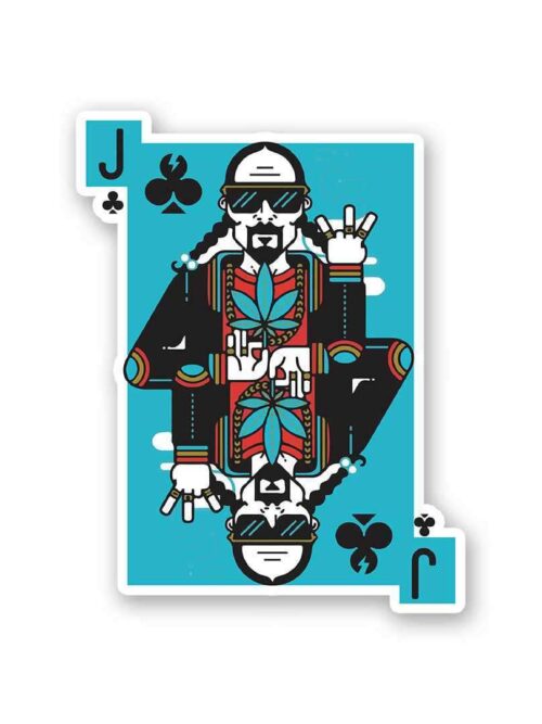Snoop Dog Card Sticker
