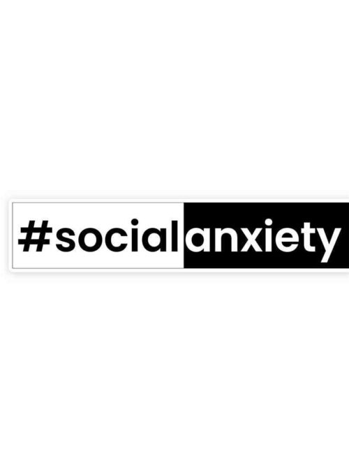 Social Anxiety Sticker