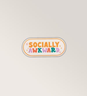 Socially Awkward Sticker