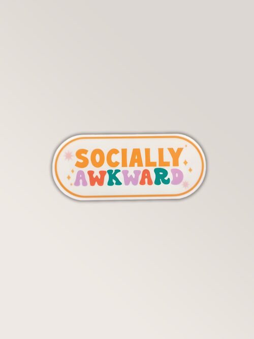 Socially Awkward Sticker