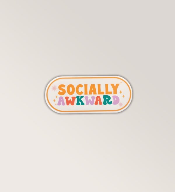 Socially Awkward Sticker Socially Awkward Sticker