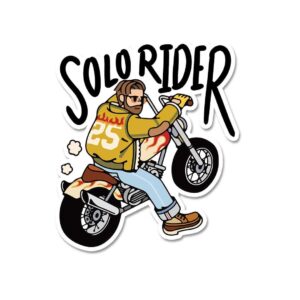 Solo Rider Sticker Solo Rider Sticker