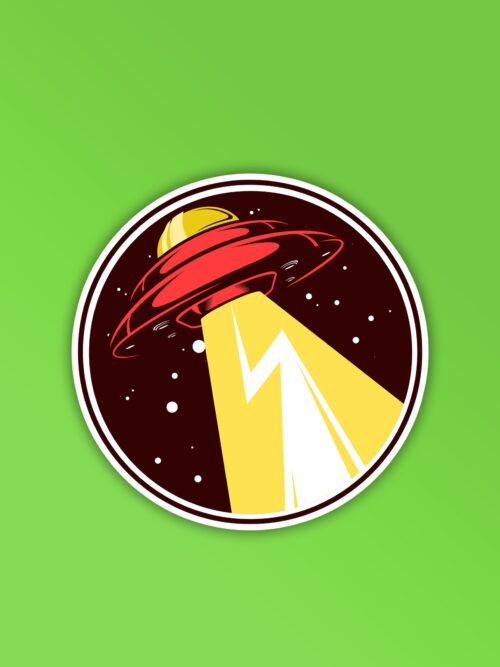 SpaceShip Sticker