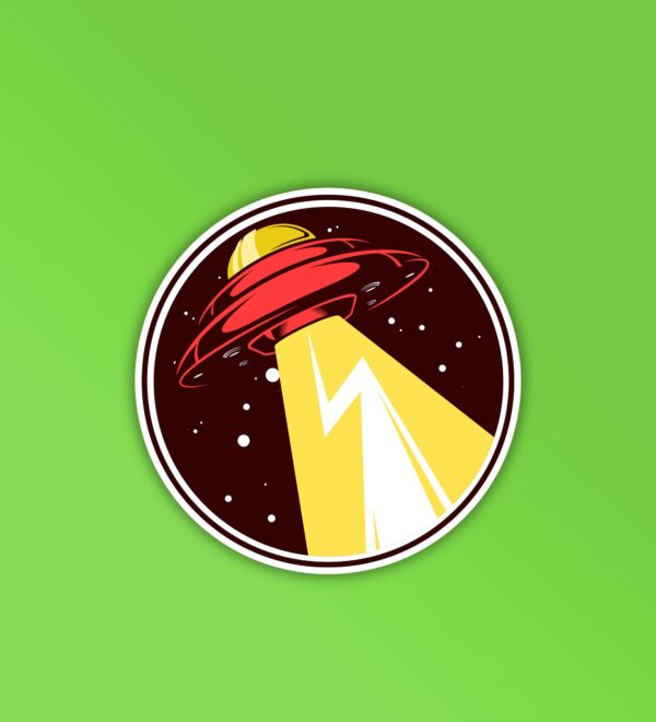 SpaceShip Sticker