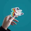 Spaceman Radio Sticker