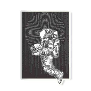 Spaceman Skull Sticker Spaceman Skull Sticker