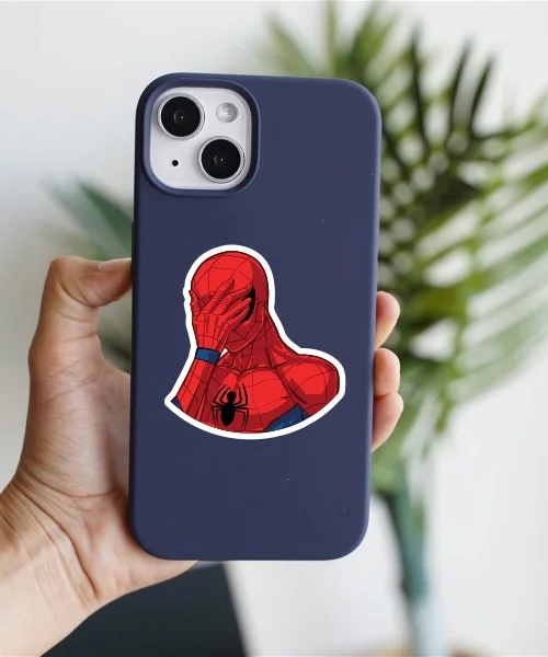 Spider Man Facepalm Sticker