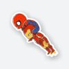 Spidey Ride With Iron Man Sticker