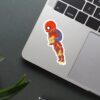 Spidey Ride With Iron Man Sticker