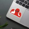 Spidey Dont Hear Anyone Sticker