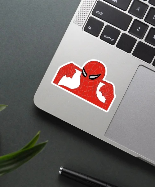 Spidey Dont Hear Anyone Sticker