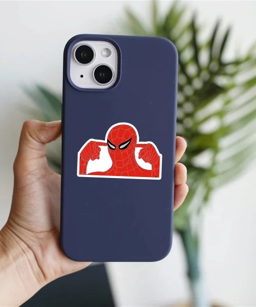 Spidey Dont Hear Anyone Sticker