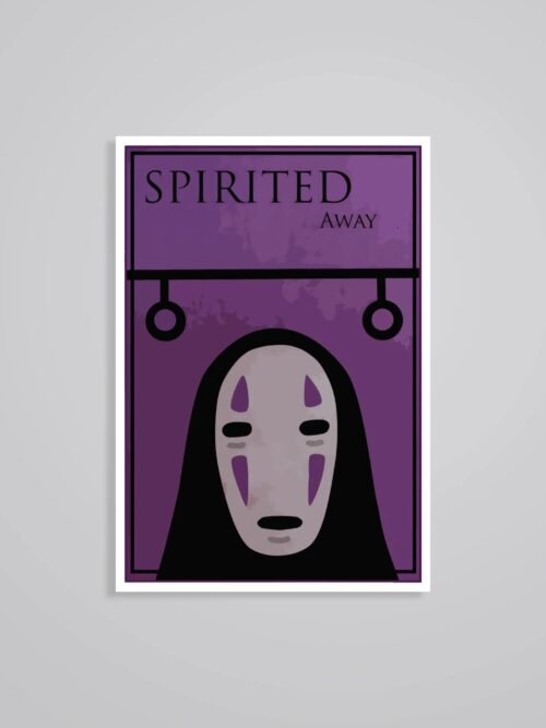 Spirited Away No Face Minimalist Anime Stickers