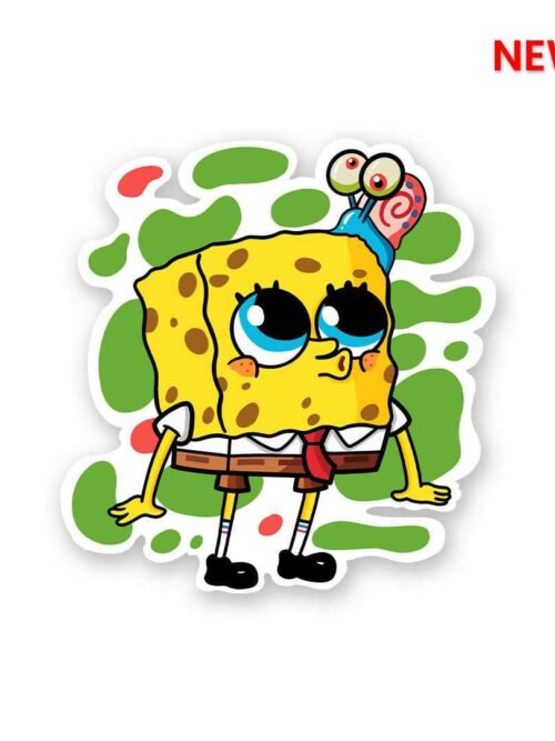 Sponge And Gary Sticker