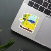 Sponge Bob With Brush Sticker