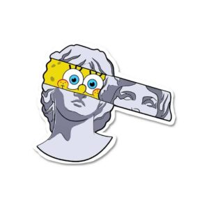 Spongebob Greek God Sticker Spongebob Greek God Sticker