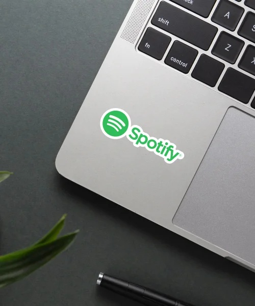 Spotify Name Logo Sticker Spotify Name Logo Sticker