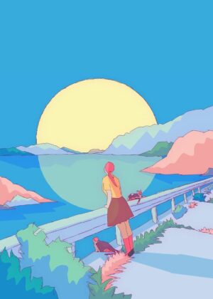 Spring Sea View Spring Vibes Poster