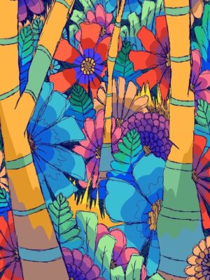 Spring Woodland Forest Spring Vibes Poster