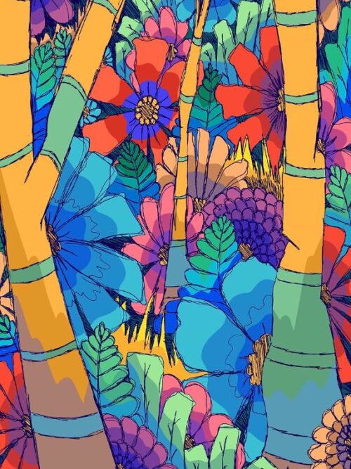 Spring Woodland Forest Spring Vibes Poster