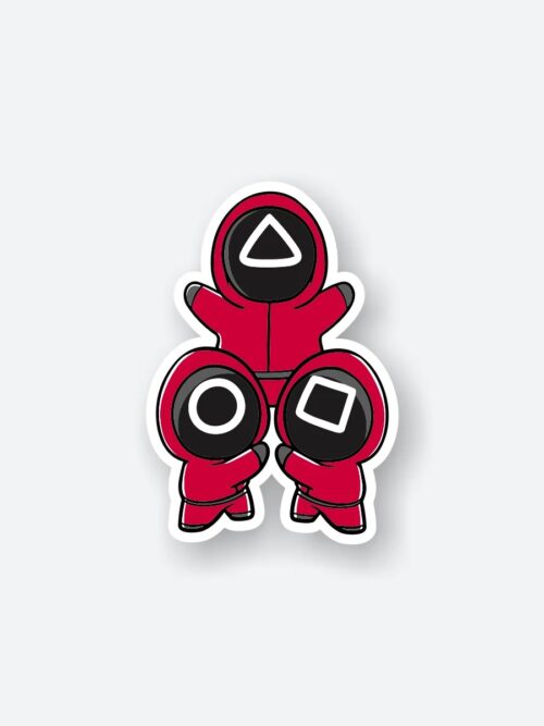 Squid Game Cute Character Sticker