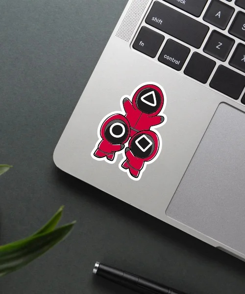 Squid Game Cute Character Sticker